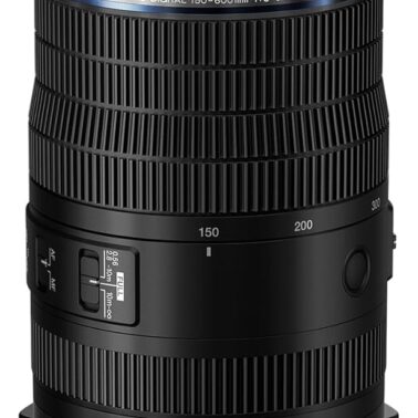 OM SYSTEM Olympus M.Zuiko Digital ED 150-600mm F5.0-6.3 is for Micro Four Thirds System Camera, Outdoor Bird Wildlife, Weather Sealed Design, Telephoto Compatible with Teleconverter | F/5-6.3, Sync Is Up to 7 Stops, IPX1 Splashproof, 95mm Filter, 2.06 Kg